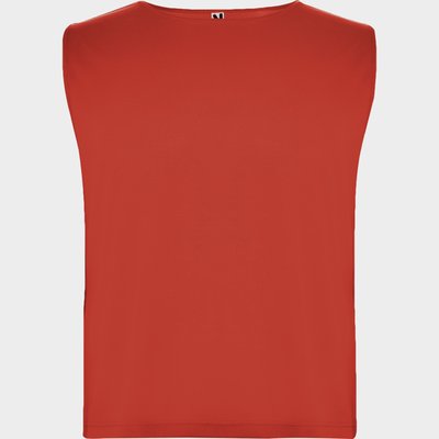 Peto Deportivo Transpirable Unisex Rojo XL