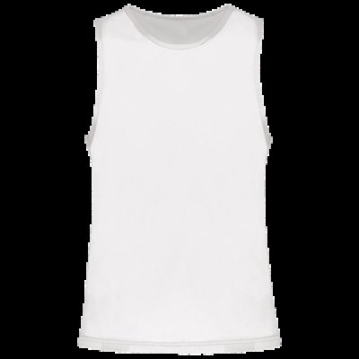 Peto ligero de rejilla multi-deportes White L/Xl