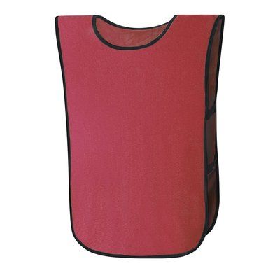 Peto poliéster adulto con ribetes Roj Xl