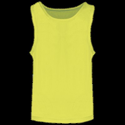 Peto de rejilla para niños Fluorescent Yellow 10/14 ans