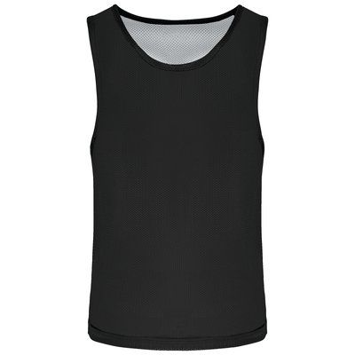 Peto Reversible deportes Black / White L/XL