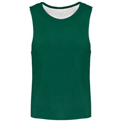 Peto Reversible deportes Dark Green / White L/XL