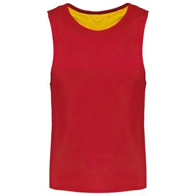 Peto Reversible deportes Sporty Red / Sporty Yellow S/M