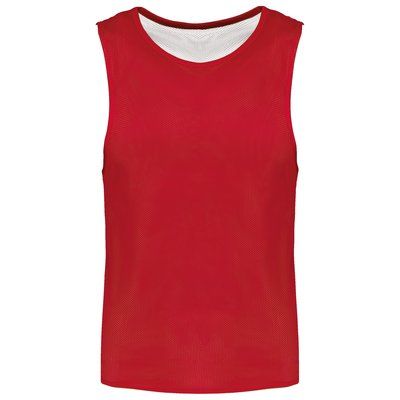 Peto Reversible deportes Sporty Red / White S/M