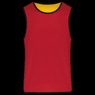 Peto reversible Sporty Red / Sporty Yellow S/M