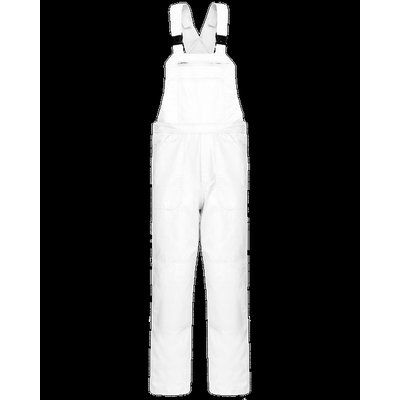 Peto de trabajo unisex con bolsillos White S