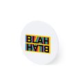 Pin blanco de gran tamaño con imperdible