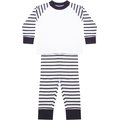 Pijama a rayas para bebé Navy / White 36/48M