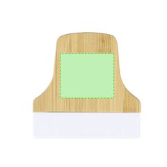 Pinza porta notas de bambú con imán | Area 1 | 25 x 30