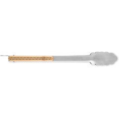 Pinzas Barbacoa Inox y agarre Bambú | SIDE 2 HANDLE | 110 x 5