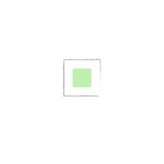 Pisapapeles cuadrado de cristal | Base cara 1 | 45 x 45