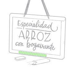 Pizarra doble personalizada con tizas, rotulador y borrador | En el marco | 160 x 12