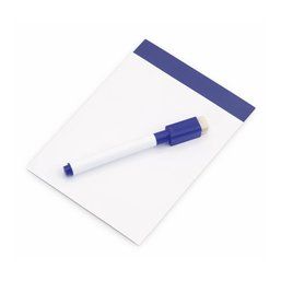 Pizarra magnética con bolígrafo y borrador Azul