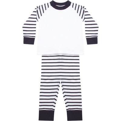 Pijama a rayas para bebé Navy / White 36/48M