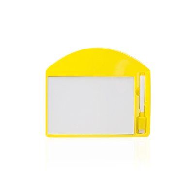 Pizarra de colores con rotulador magnético Amarillo