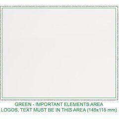 Placa de aluminio sublimado | PLATE | 150 x 120