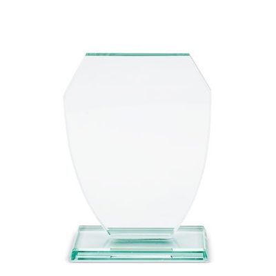 Placa Cristal Mediana con Base