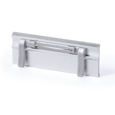 Placa identificación con marco de aluminio anodizado
