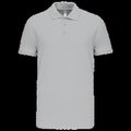 Polo de punto piqué manga corta Snow Grey S
