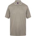 Polo hombre poliéster micropiqué Heather Grey 3Xl