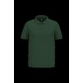 Polo piqué manga corta de algodón Forest Green Xxl