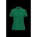 Polo piqué de manga corta de mujer Kelly Green Xs