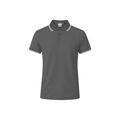 Polo de piqué transpirable Gri Xl