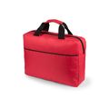 Portadocumentos de poliéster con asas cortas Roj