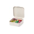 Portaclips de caña de trigo y clips