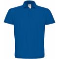 Polo hombre cuello canalé Royal Blue L