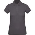 Polo Orgánico Mujer Dark Grey M