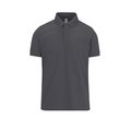 Polo manga corta hombre algodón preencogido Dark Grey 3Xl