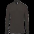 Polo piqué manga larga 100% algodón Dark Grey L