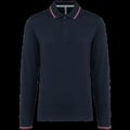 Polo ajustado manga larga hombre Navy / Red / White S