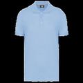 Polo Antibacteriano Hombre uso profesional Sky Blue 4Xl