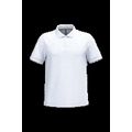 Polo de algodón manga corta para hombre White M