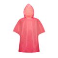 Poncho Adulto Termosellado HDPE Roj