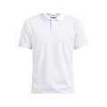 Polo Blanco 100% Algodón con Botones Bla L