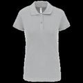 Polo algodón manga corta mujer Snow Grey S