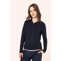 Polo manga larga mujer corte recto