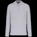 Polo jersey Manga larga para hombre Oxford Grey L