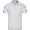 Polo hombre de corte ceñido Heather Grey 3Xl