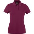 Polo mujer piqué Burgundy Xl