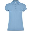 Polo Manga Corta Mujer Colores Celeste L