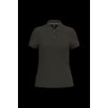 Polo manga corta mujer algodón Dark Khaki M