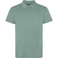 Polo unisex 100% algodón Verde Pato Lavado L