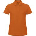 Polo entallado para mujer 100% algodón Orange M