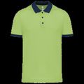 Polo entallado y estilo moderno Lime / Sporty Navy Xl