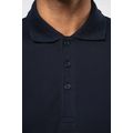 Polo de punto piqué manga corta