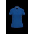 Polo manga corta mujer algodón Royal Blue L